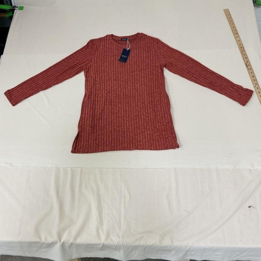 Brand new with tags Sampeel ribbed knit long sleeve top